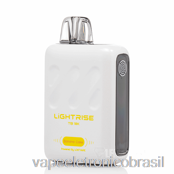 Vape Eletronico Vape Perdido Lightrise Tb 18k Bolo De Banana Descartável